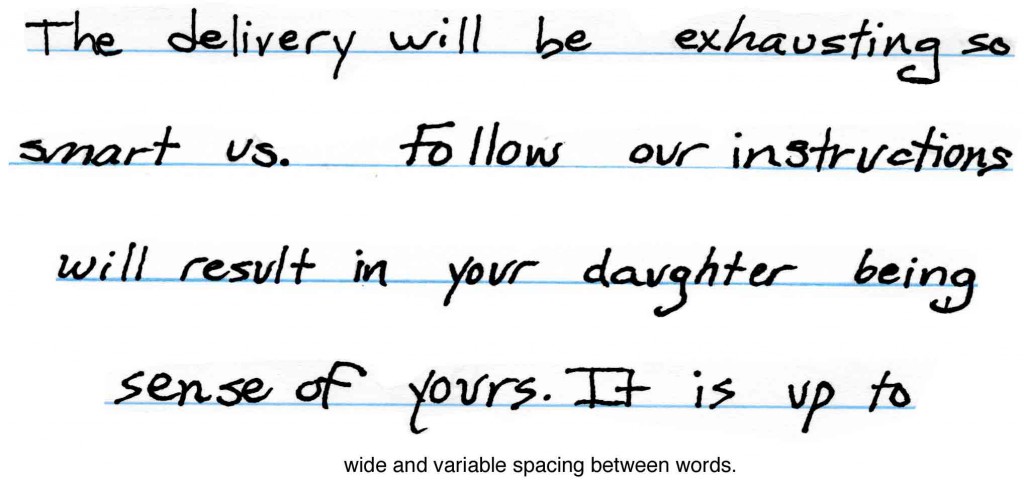 handwriting fox worksheet the quick brown and Analysis  Forensic  Worksheet Handwriting The Best